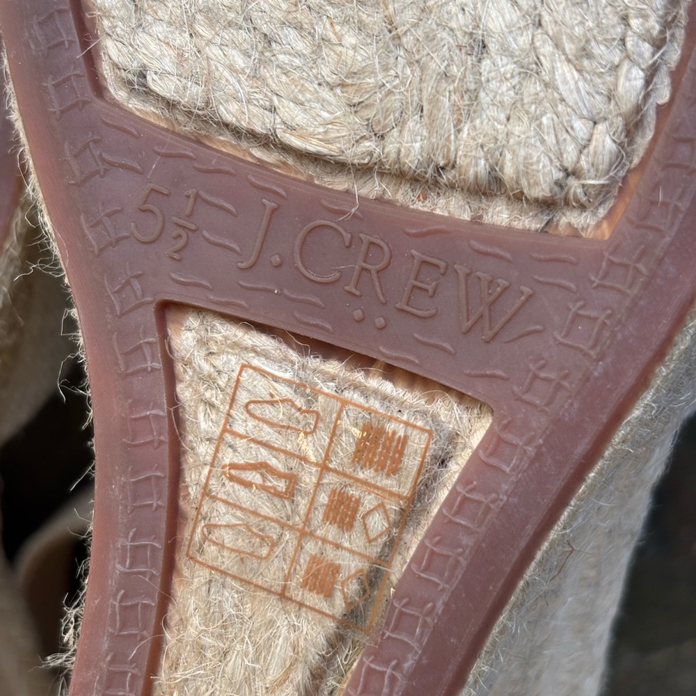 J. Crew Factory Ankle-Strap Espadrille Wedge - Picture 11 of 11